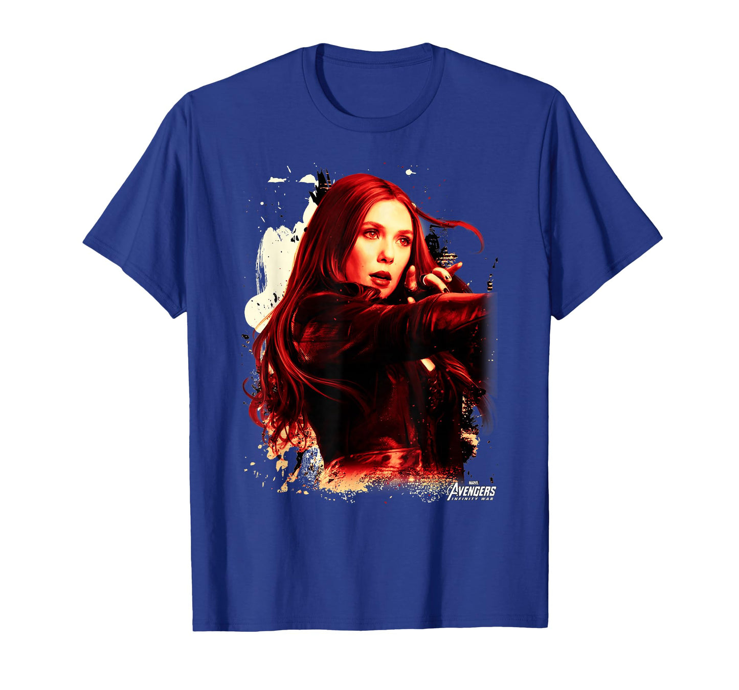 Marvel Infinity War Scarlet Witch Portrait Graphic T-Shirt T-Shirt