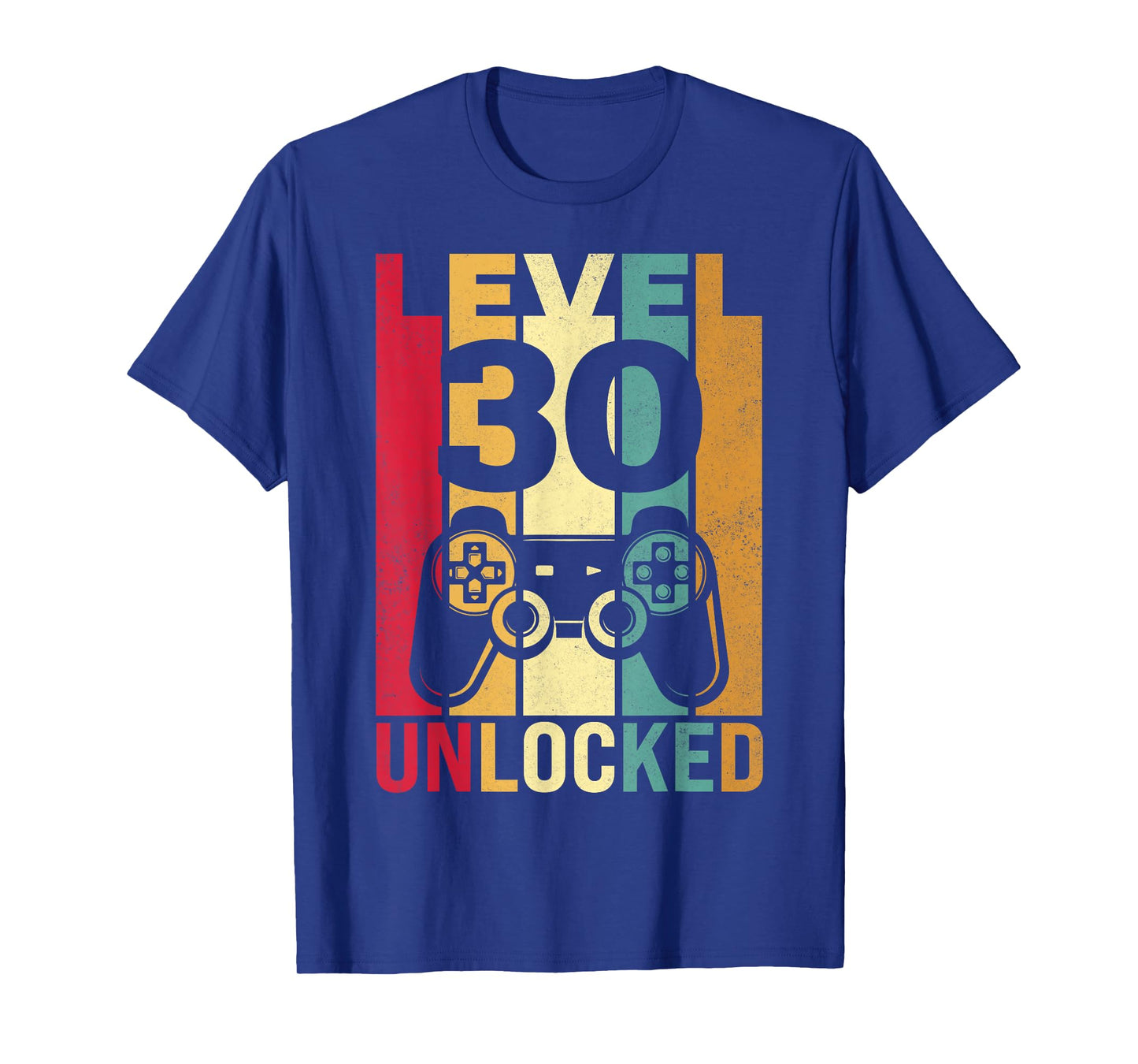 Funny Level 30 Unlocked Him Men BDay Turning 30th Birthday T-Shirt