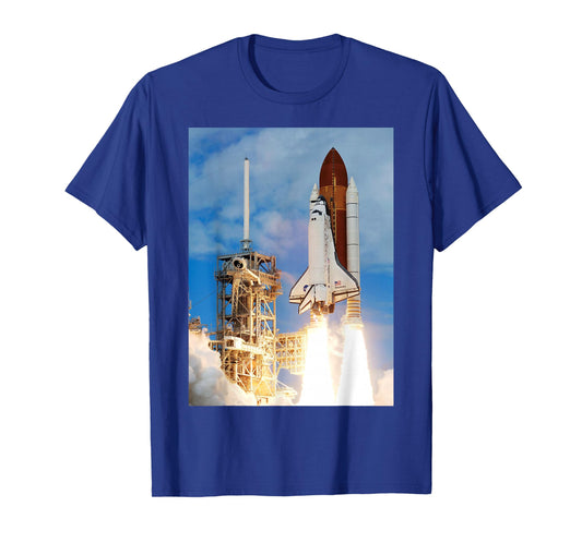 Space Shuttle Launch Galaxy T-shirt T-Shirt