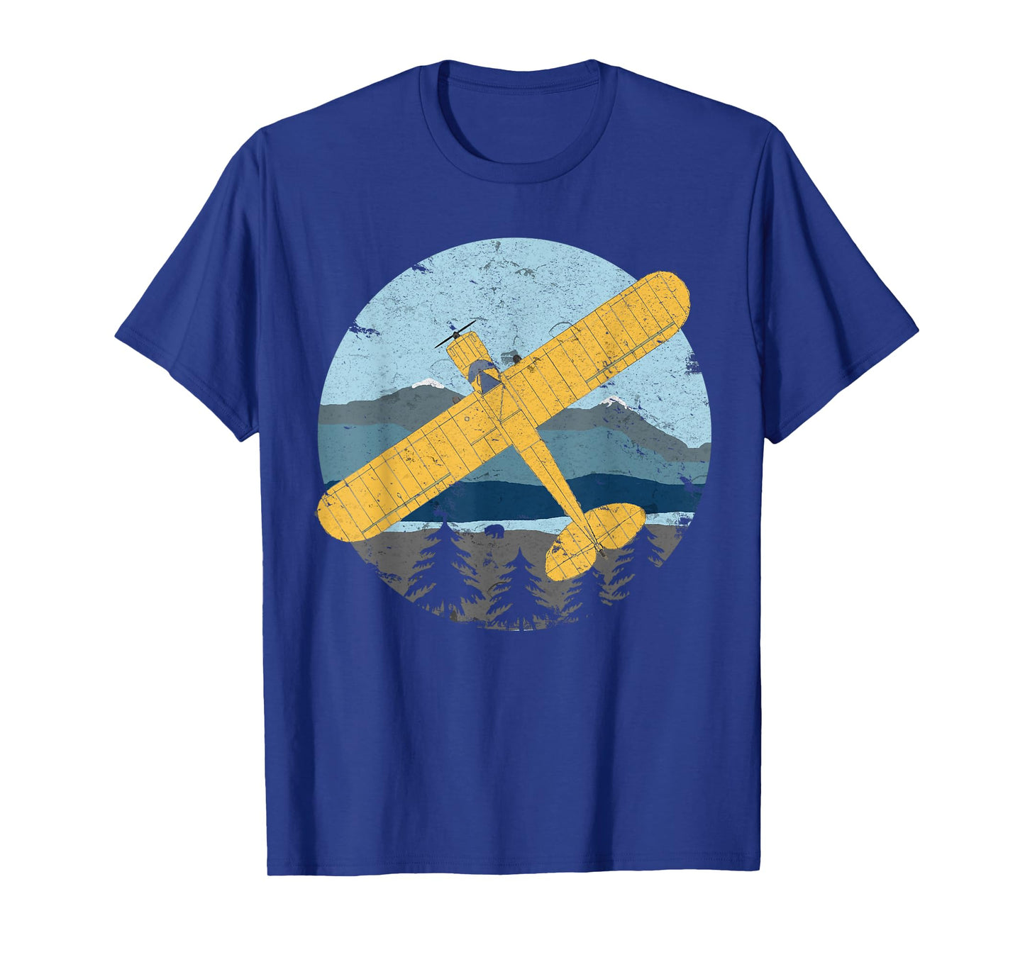 Cub Light Airplane Vintage Retro Bushflying Pilot T-Shirt