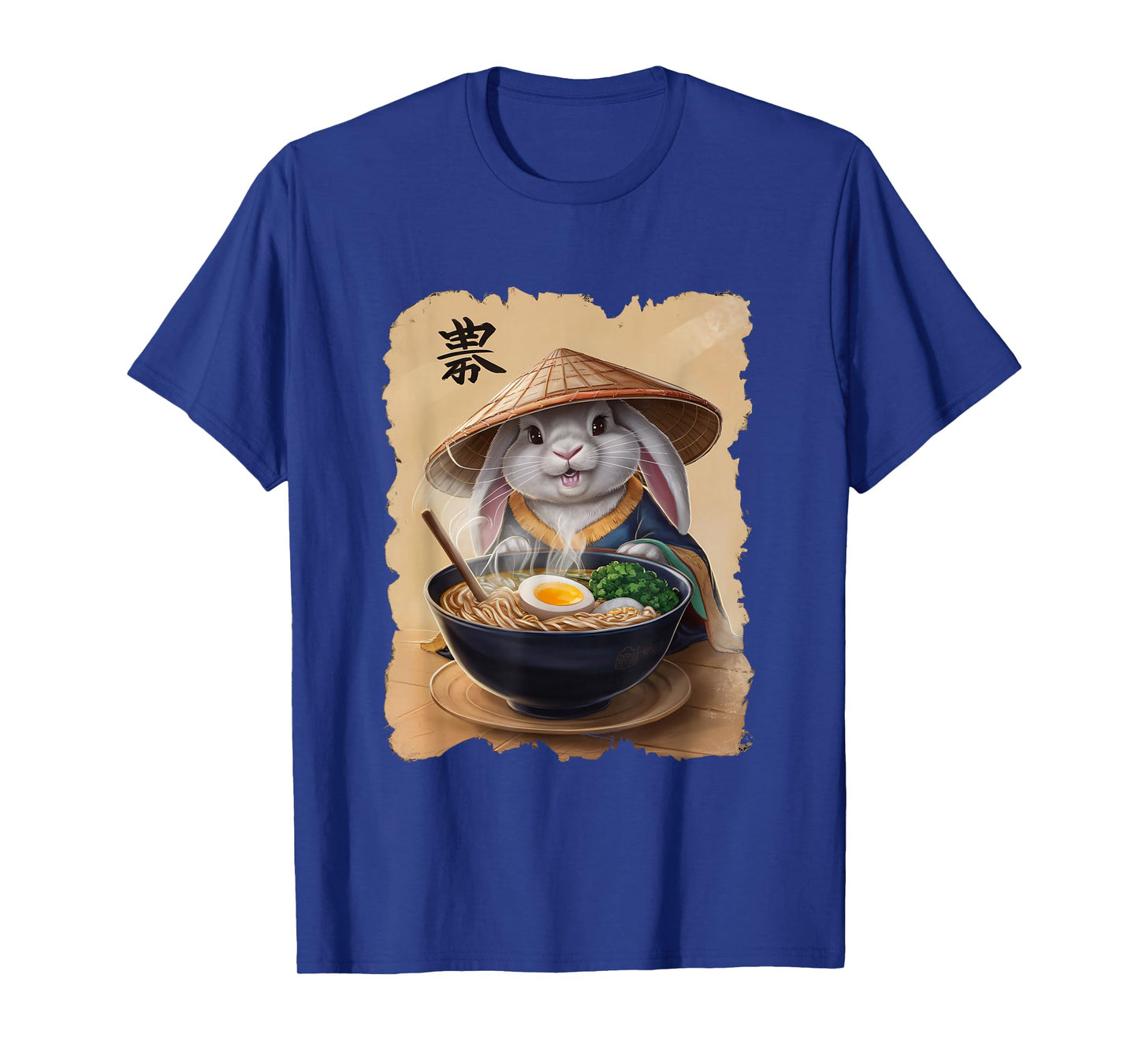 Bunny Men Woman Kawaii Eating Ramen Japanese Rabbit T-Shirt
