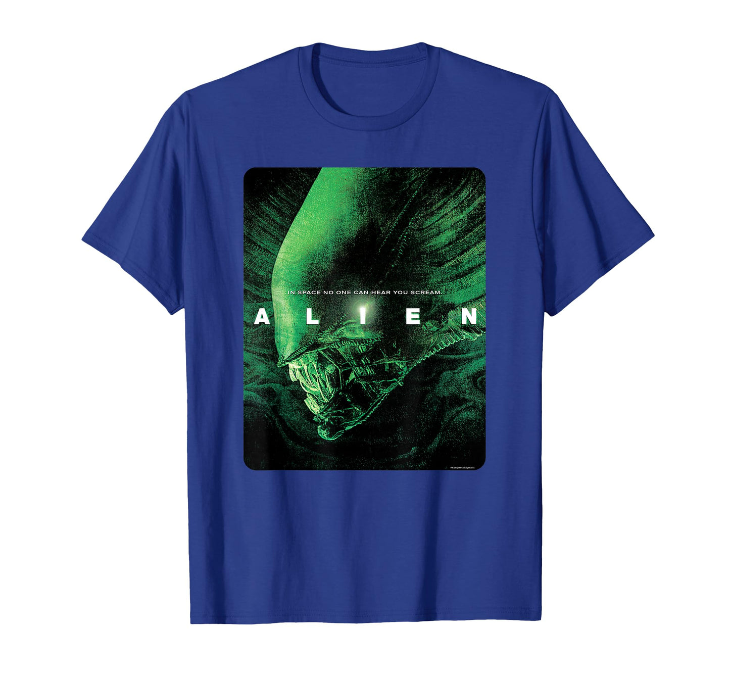 Alien 45th Anniversary Xenomorph 1979 Movie Poster In Space T-Shirt
