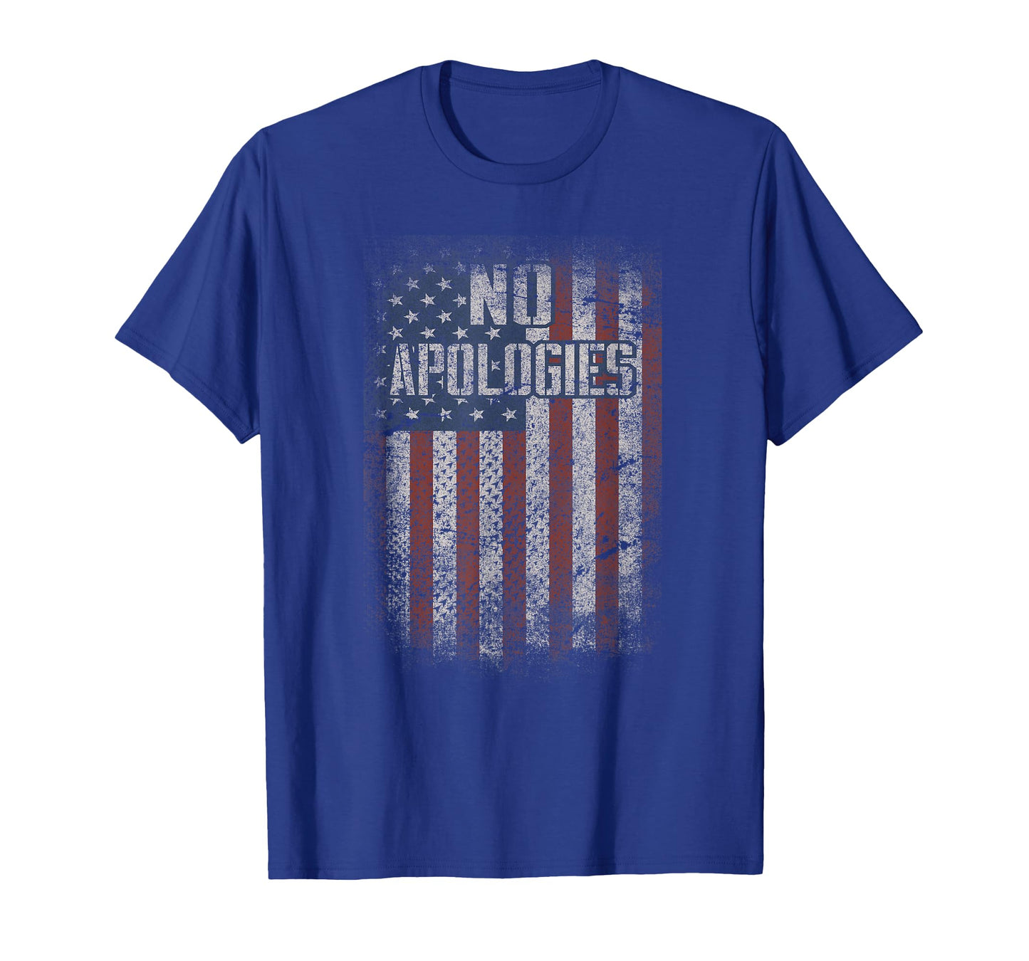 4th of July American Flag No Apologies Patriotic Shirt T-Shirt