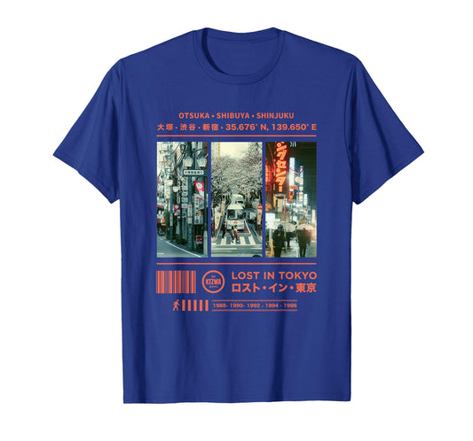 Japanese Tokyo Cyberpunk Art Streetwear Retro Graphic Tee T-Shirt
