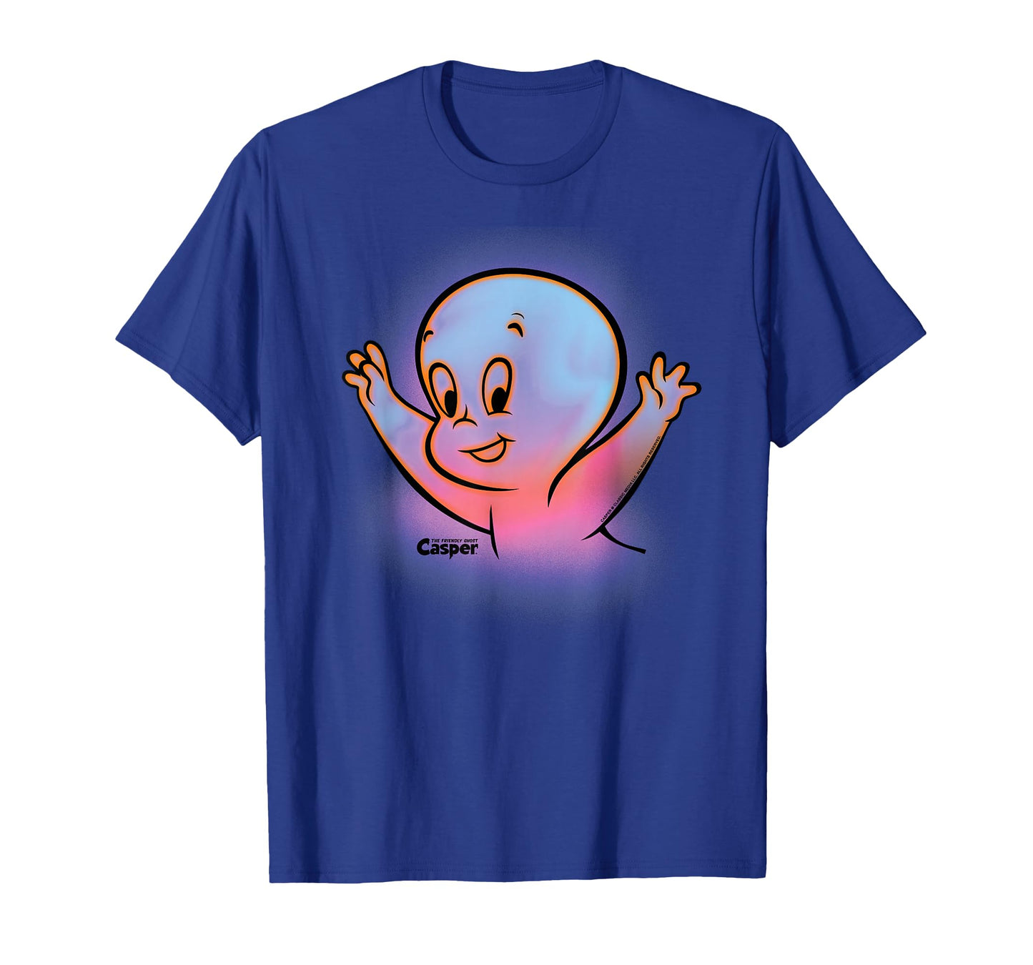 Casper the Friendly Ghost Halloween Retro Glow T-Shirt