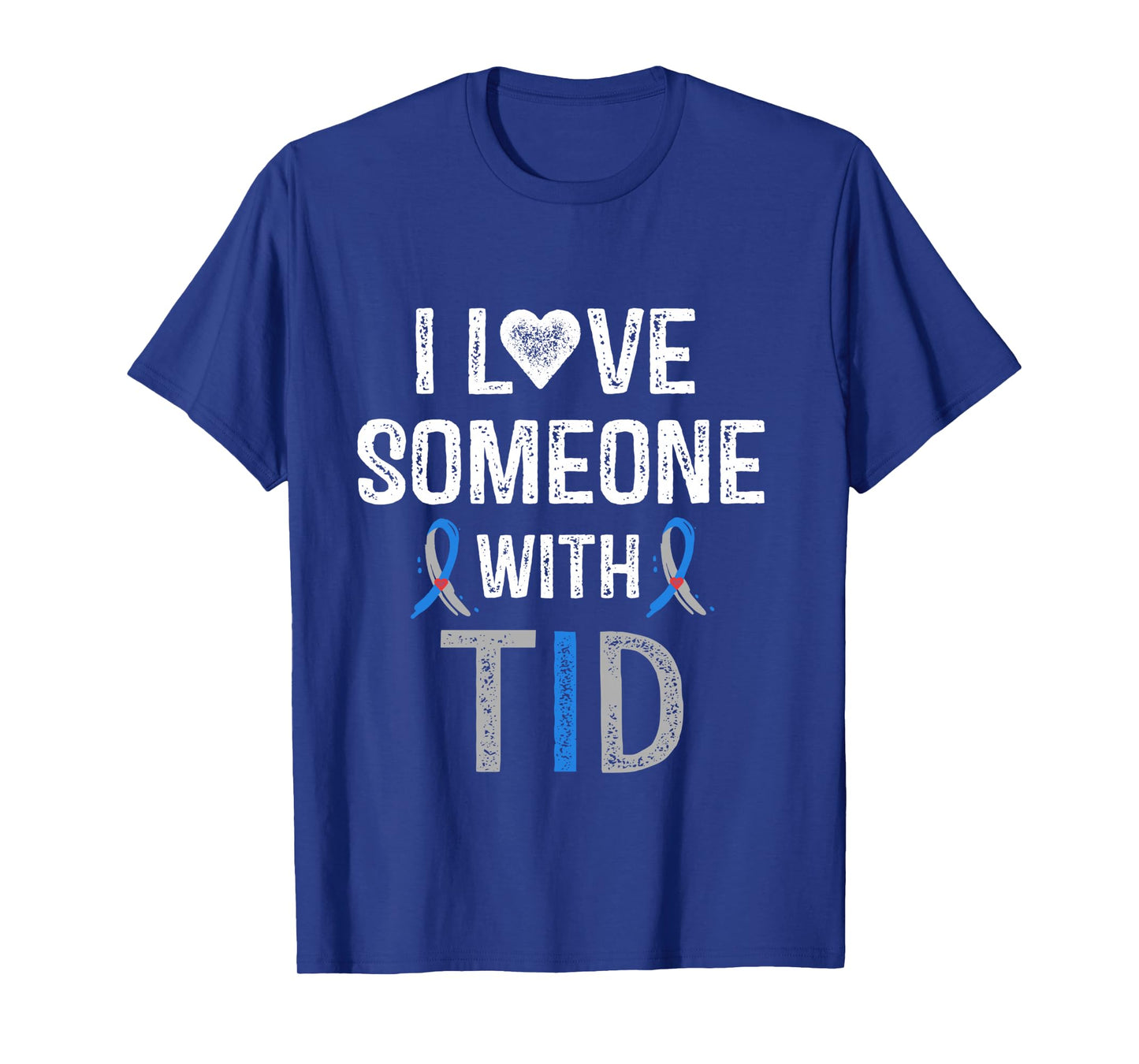 I Love Someone With T1D Shirt Type 1 Diabetes Awareness Gift Long Sleeve T-Shirt