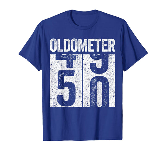 Oldometer 50 Shirt Men Women 50th Birthday T-Shirt