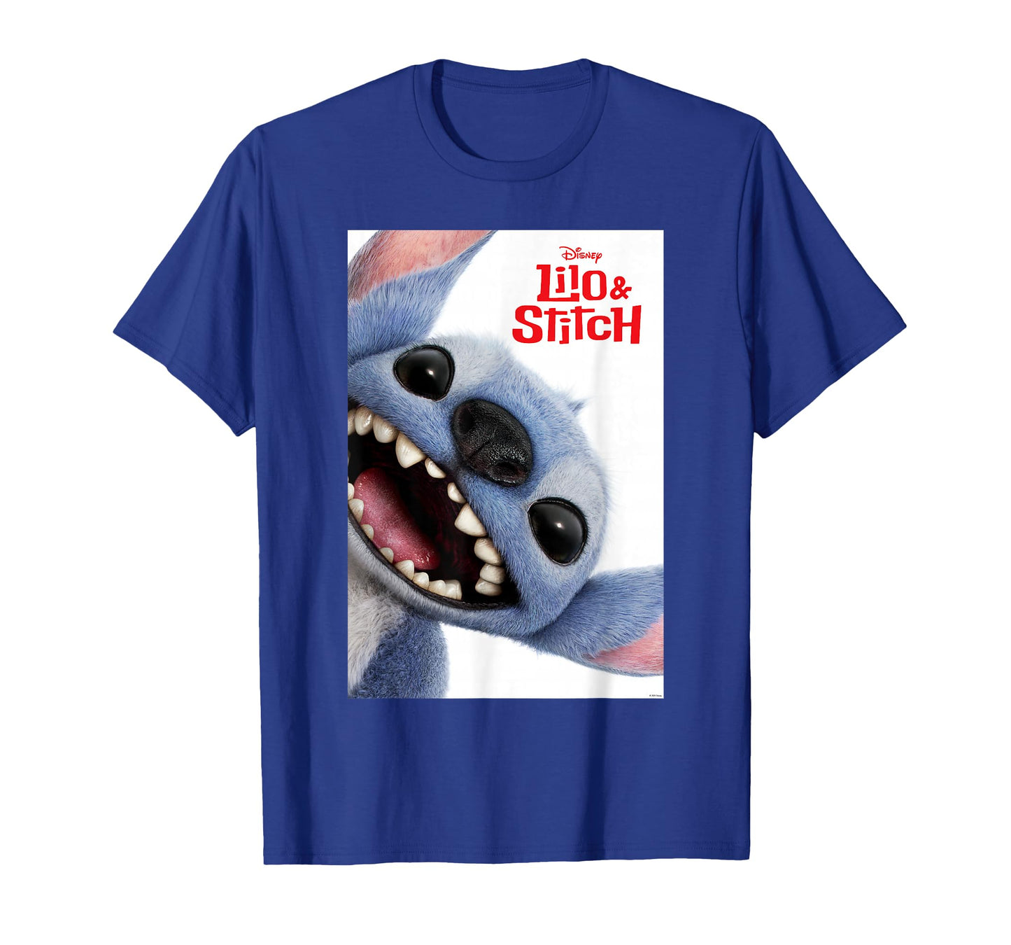 Disney Lilo & Stitch Big Stitch Face Movie Poster T-Shirt