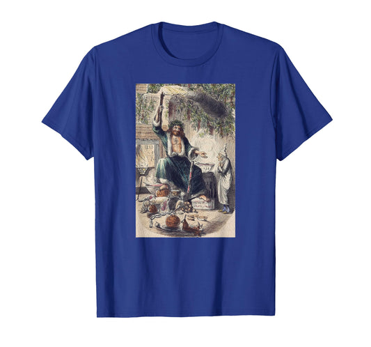 A Christmas Carol Scrooge Shirt- Christmas Present Ghost Tee T-Shirt