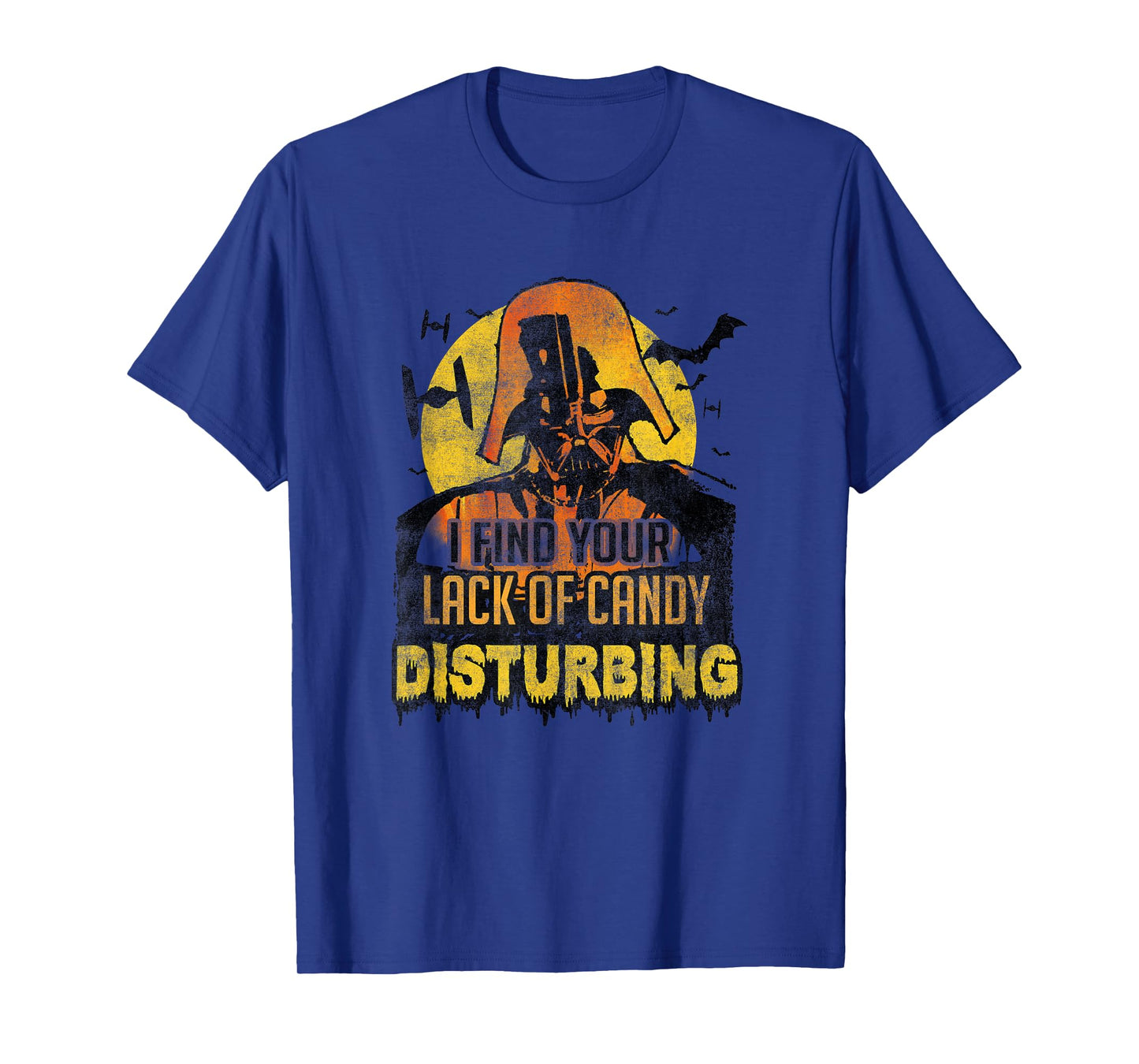 Star Wars Halloween Your Lack Of Candy Is Disturbing Retro T-Shirt