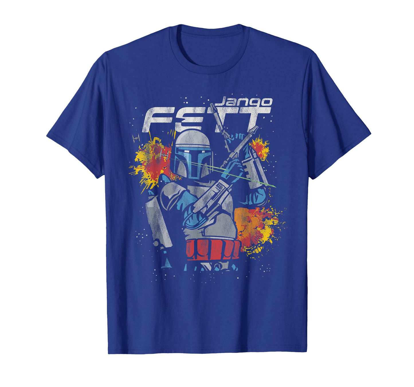 Star Wars Jango Fett Hero Blasters Mandalorian Prequel T-Shirt