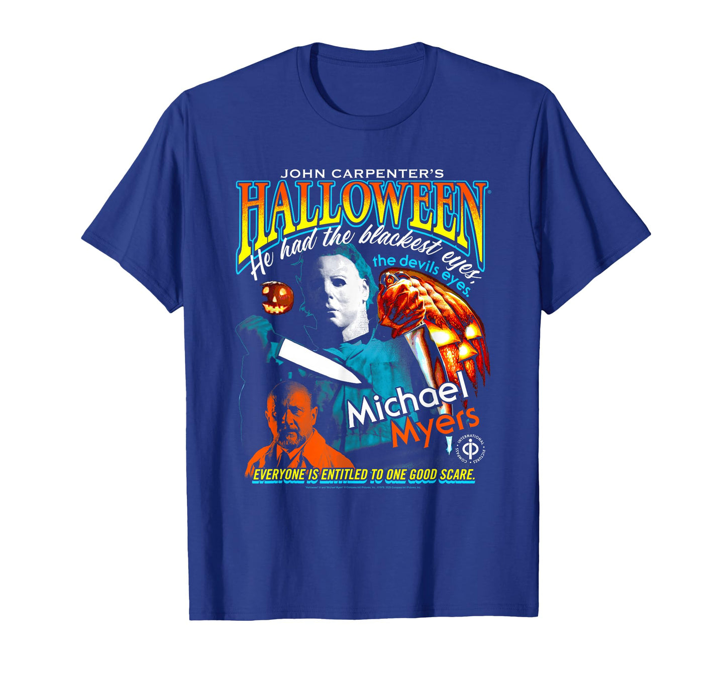 Halloween 90's Bootleg Colorful Poster Horror Movie T-Shirt