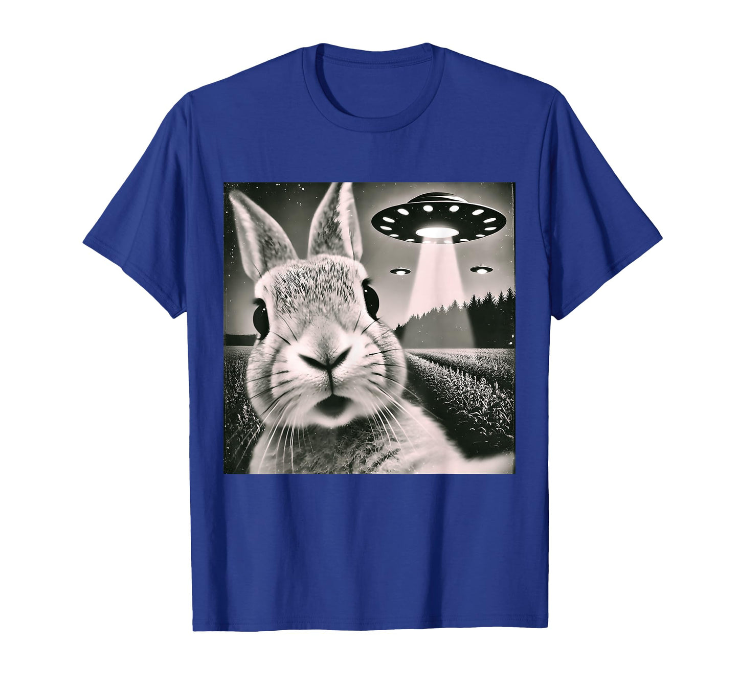Funny Rabbit Bunny Selfie UFOs T-Shirt