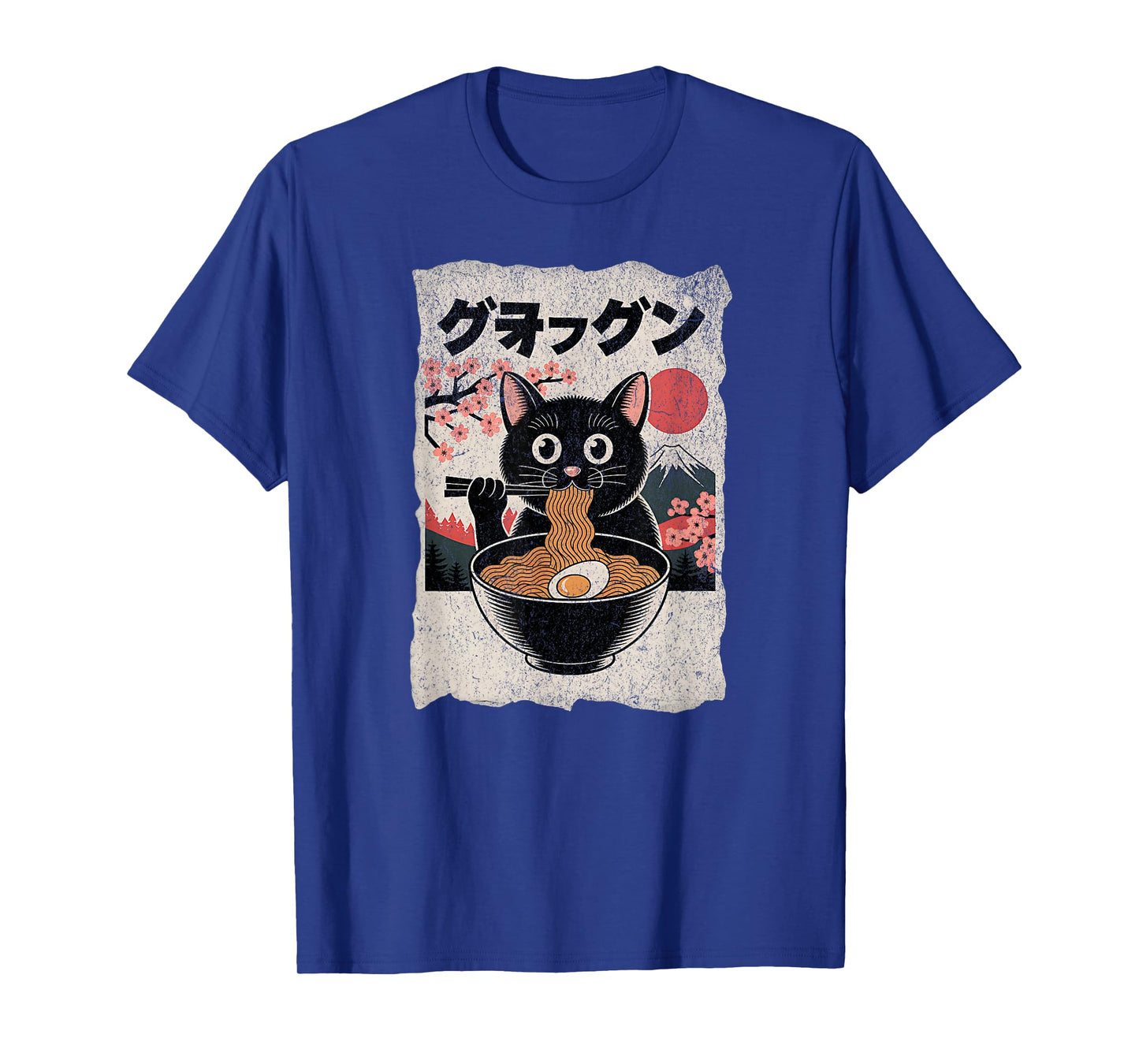 Cat Eating Ramen Japanese Ramen Cat Japan Anime Cat Ramen T-Shirt