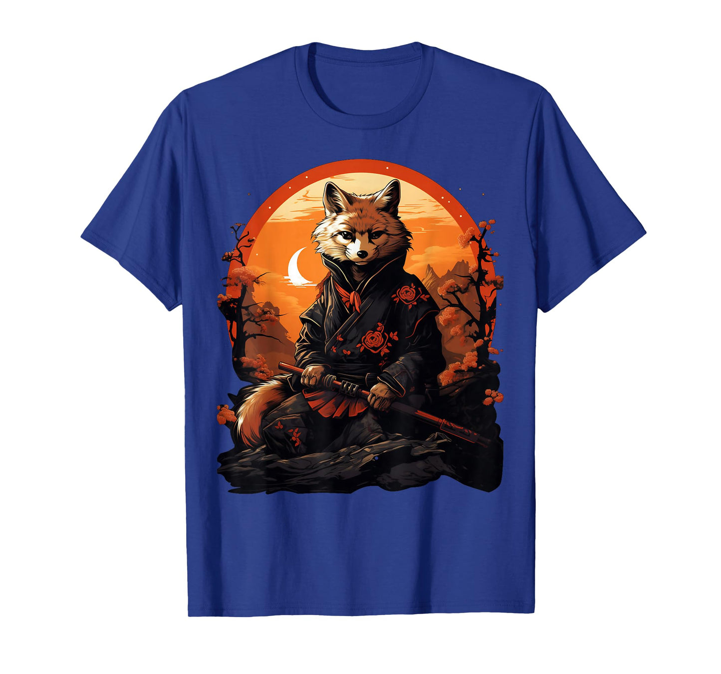 Japanese Kawaii Fox Warrior Ninja martial arts Fox T-Shirt