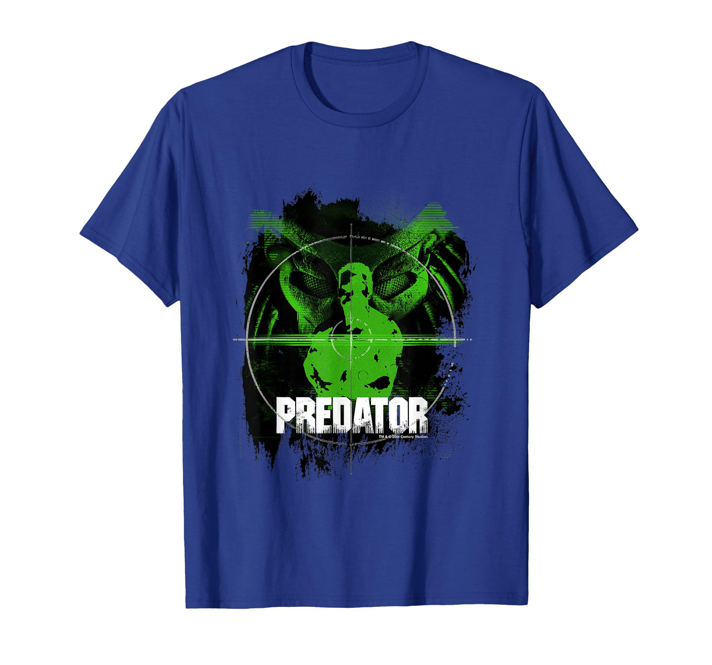 Predator Dutch Alien Hunter Pointer Silhouette Retro Poster T-Shirt