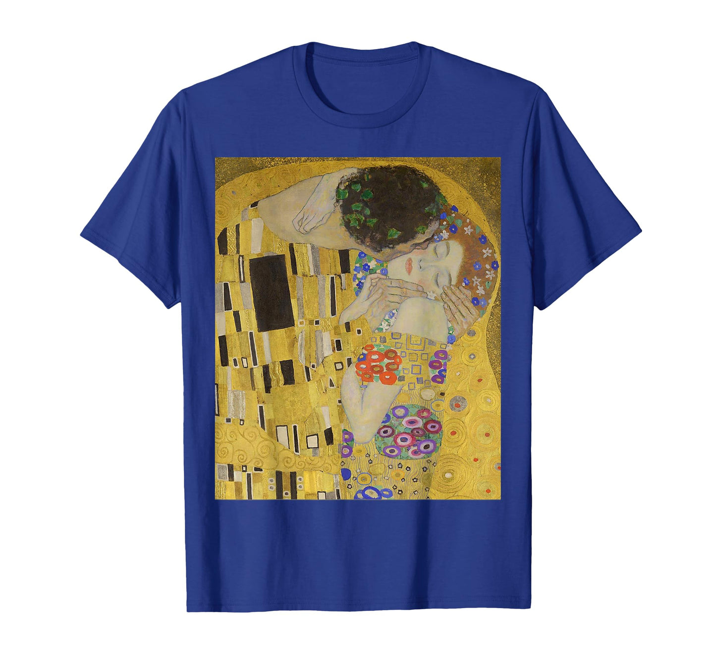 The Kiss or Lovers by Gustav Klimt T Shirt T-Shirt