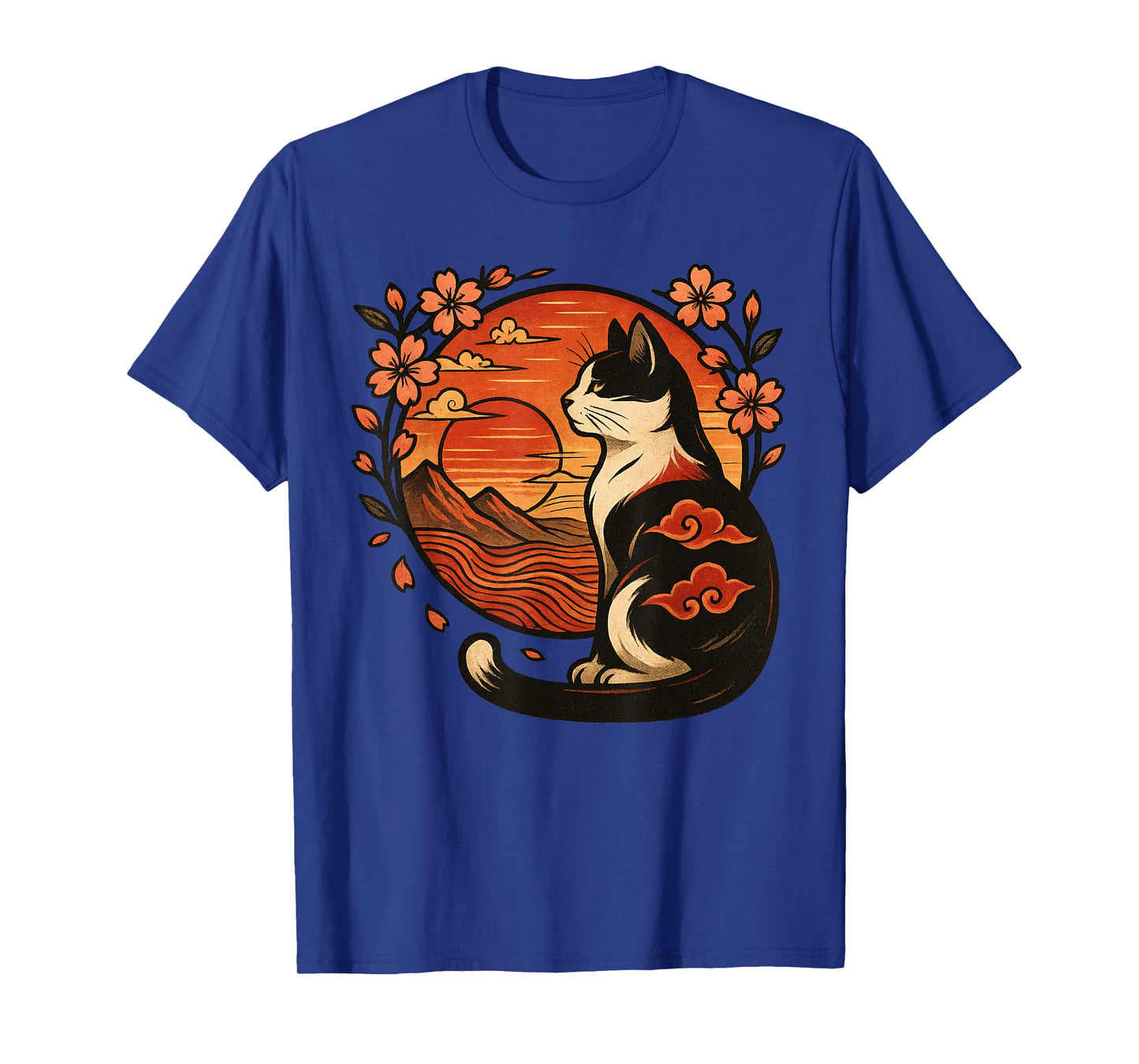 Retro Anime Kawaii Cat Japanese T-Shirt
