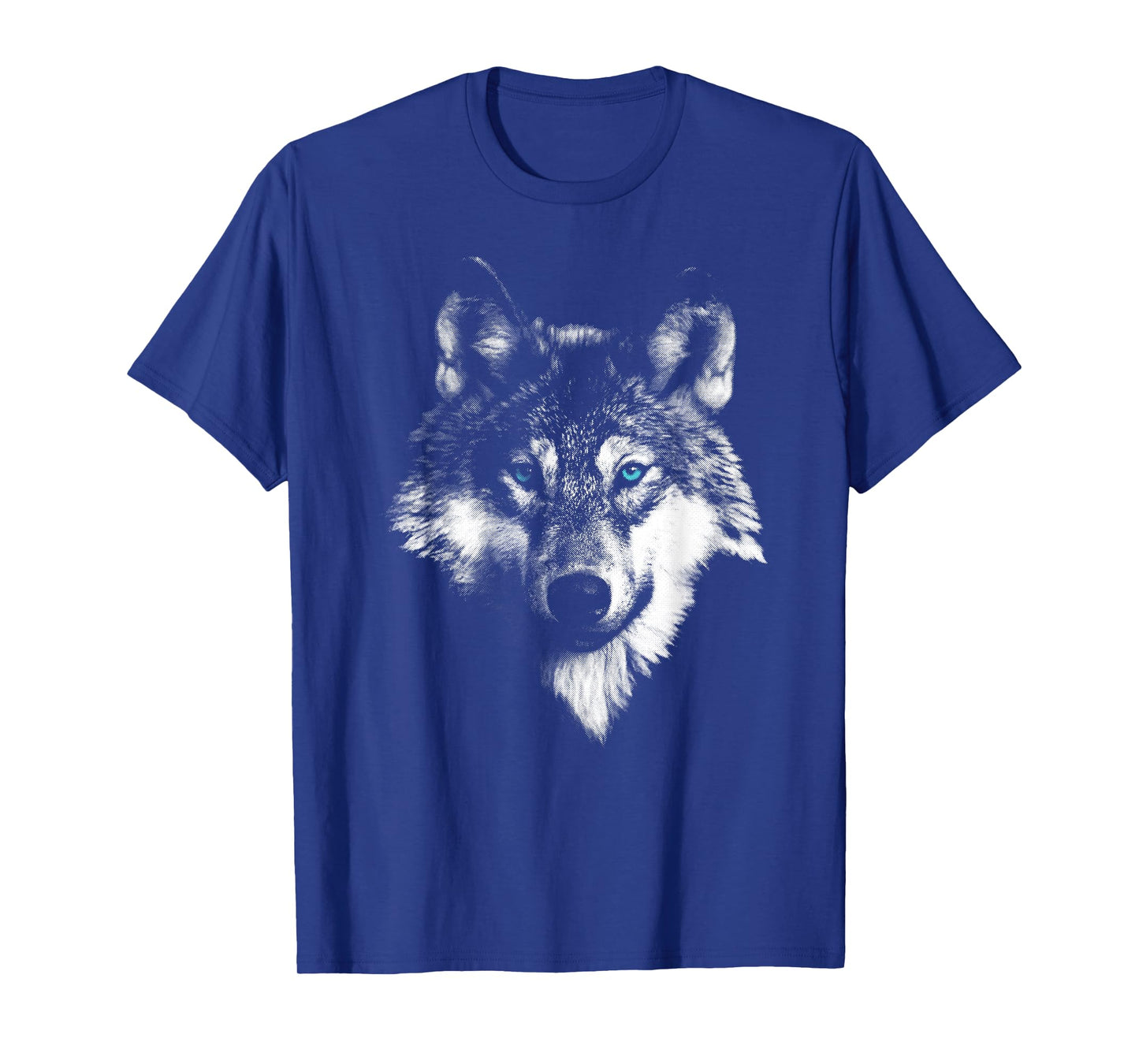 White Wolf with Blue Eyes T-Shirt