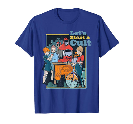 Let's Start A Cult Funny Vintage Child Game Demons Gift T-Shirt
