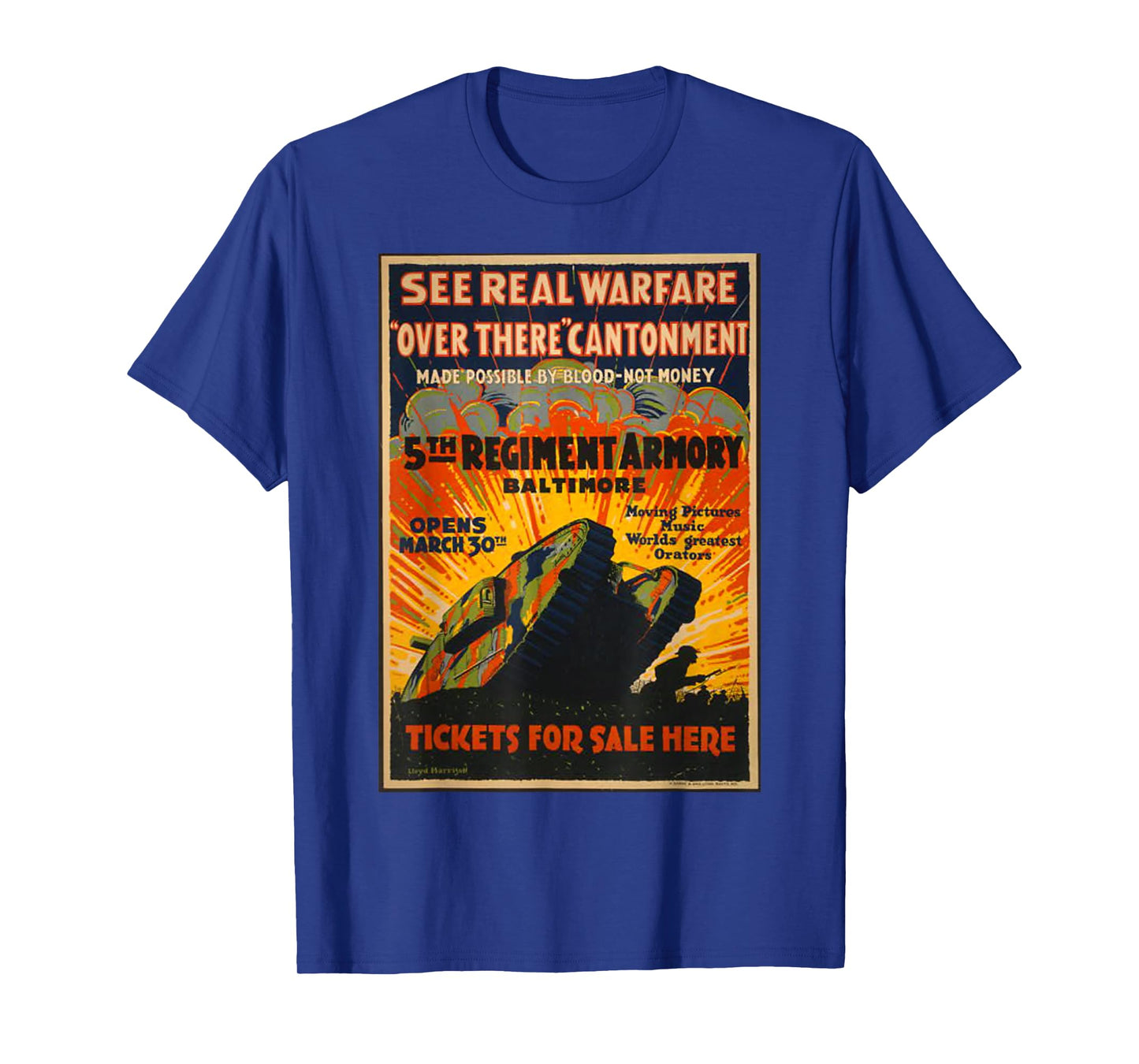 Vintage WW1 T-Shirt WWI Retro Poster World War Advertising T-Shirt