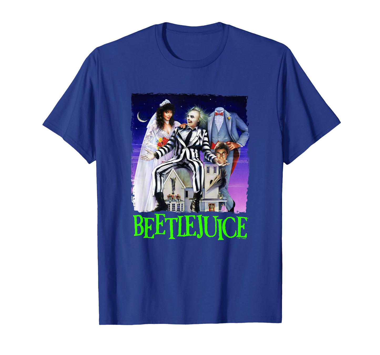 Beetlejuice Spooky Vintage Title Movie Poster T-Shirt