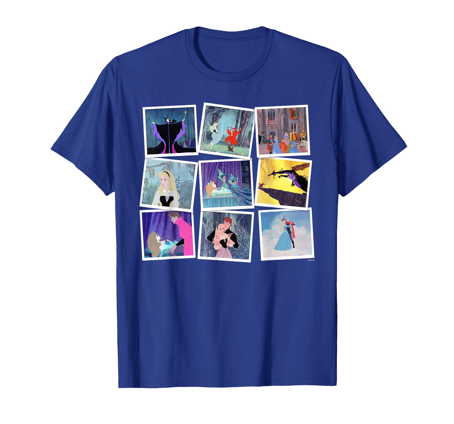Disney Princess Aurora Sleeping Beauty Famous Movie Frames T-Shirt