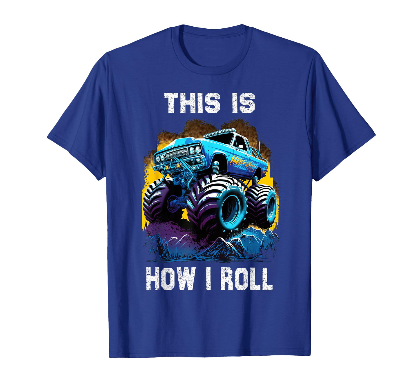 cool idea for monster truck lovers & boys & women men kids T-Shirt