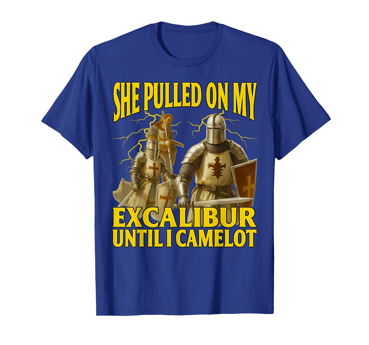 Pulled On My Excalibur Funny Soldier Bootleg Funny 90s Memes T-Shirt
