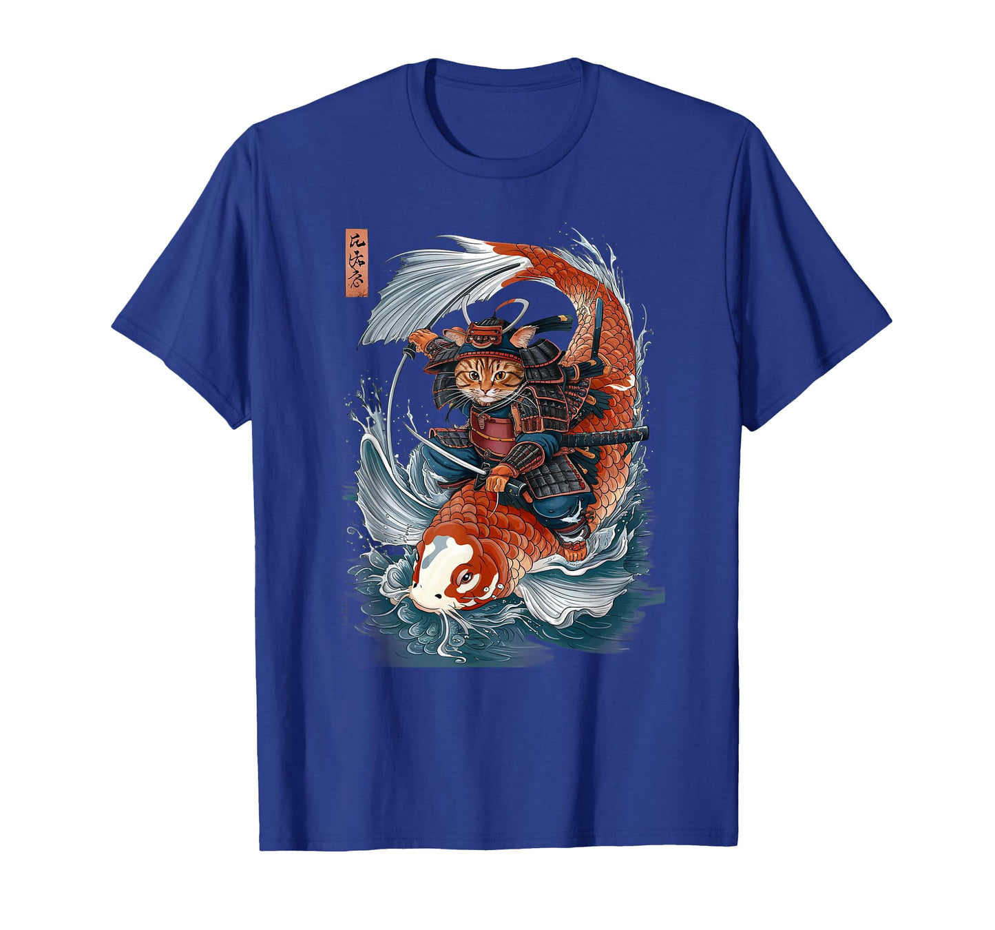 Samurai Cat Ninja Aesthetic Japanese Katana Tokyo culture T-Shirt for Men Women Kids