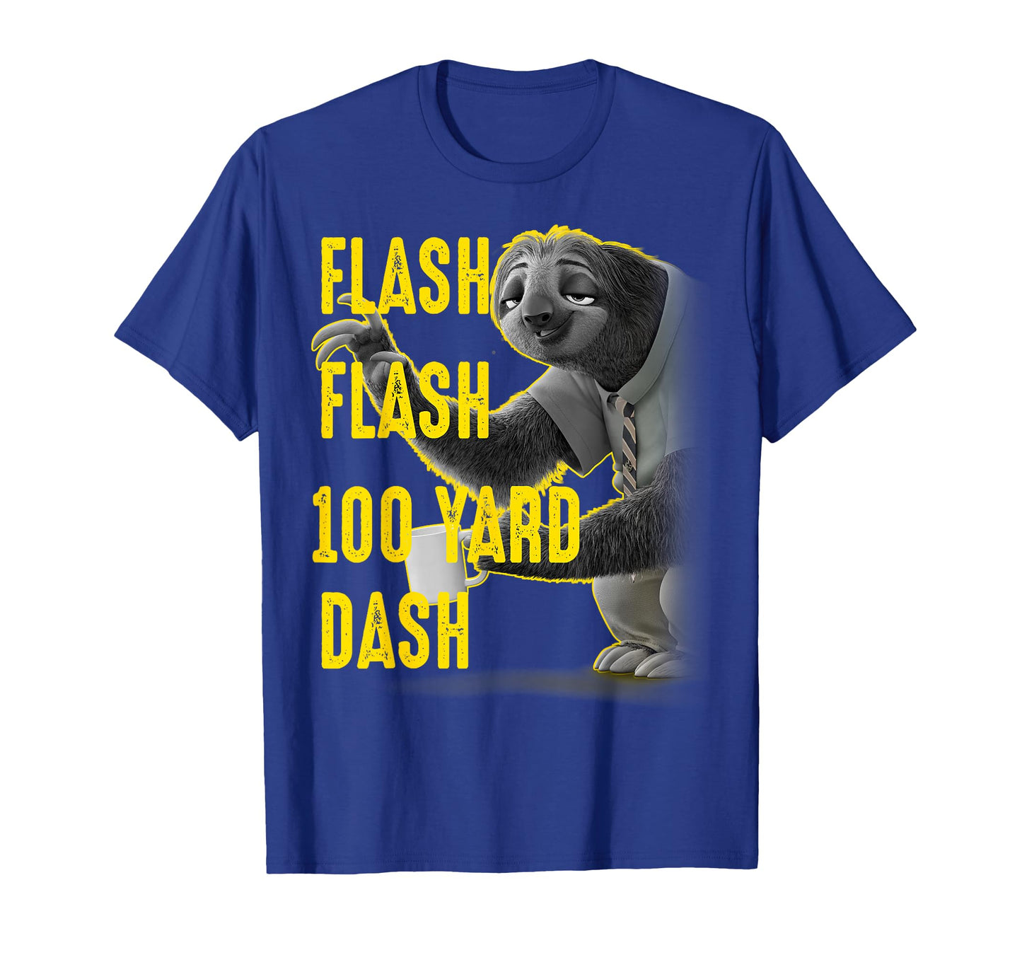 Disney Zootopia Flash Flash 100 Yard Dash Portrait T-Shirt