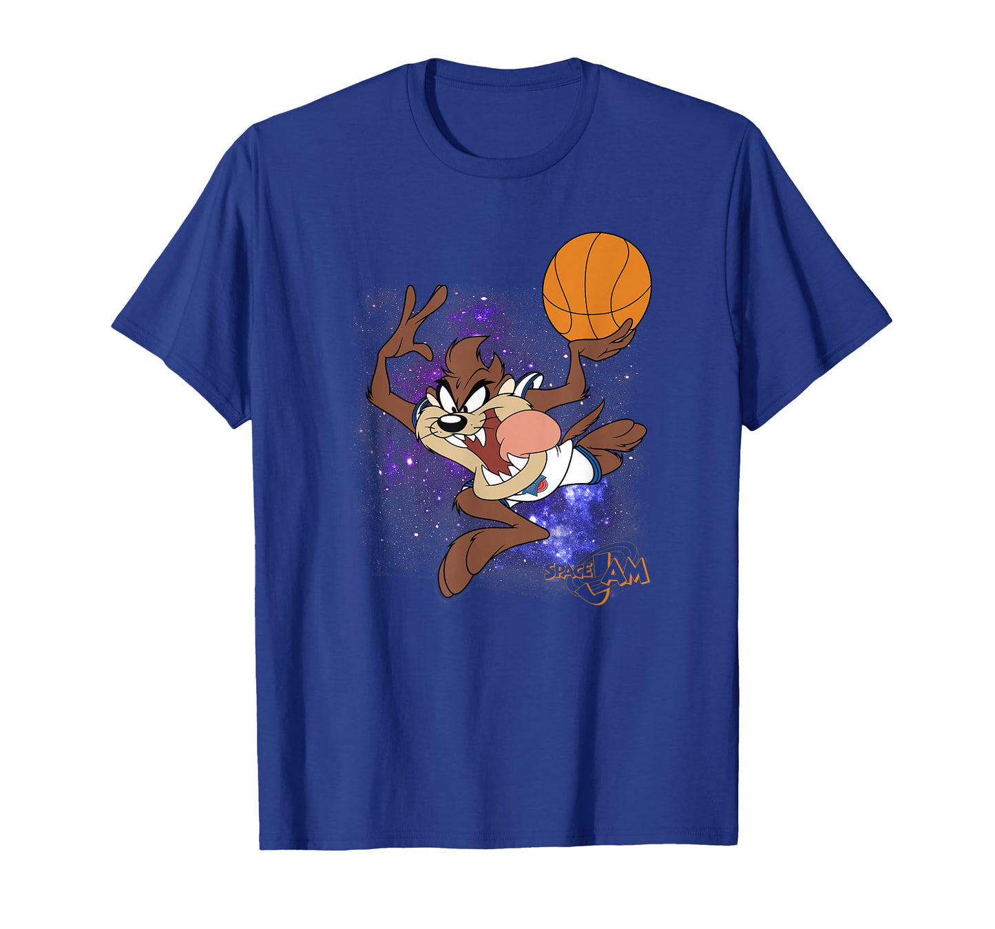 Space Jam Classic Space Taz Galactic Basketball Dunk T-Shirt