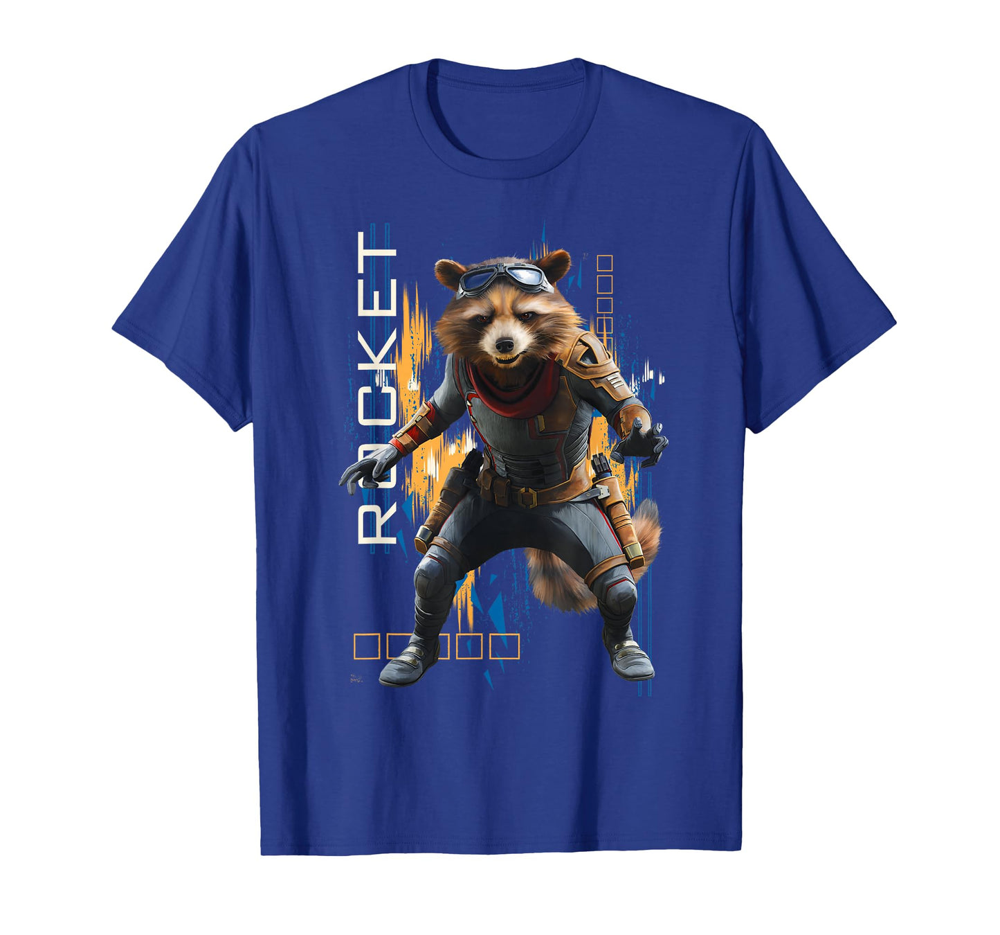 Marvel Avengers Endgame Rocket Action Pose Graphic Tee T-Shirt