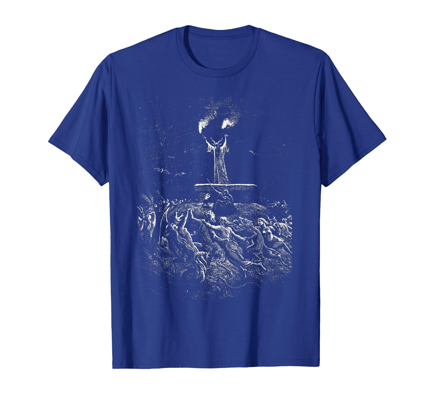 Gustave Dore Witches Dance to Sabbat Witch Dance Black Metal T-Shirt