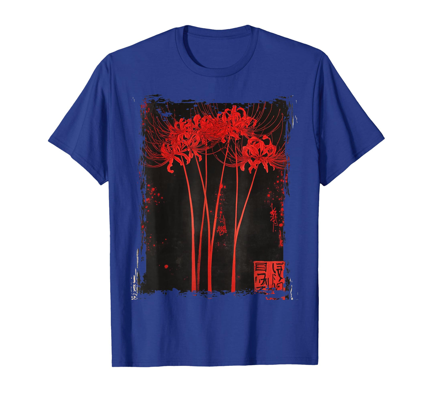 Japanese Spider Lily Anime Aesthetic Flower Soft Grunge T-Shirt