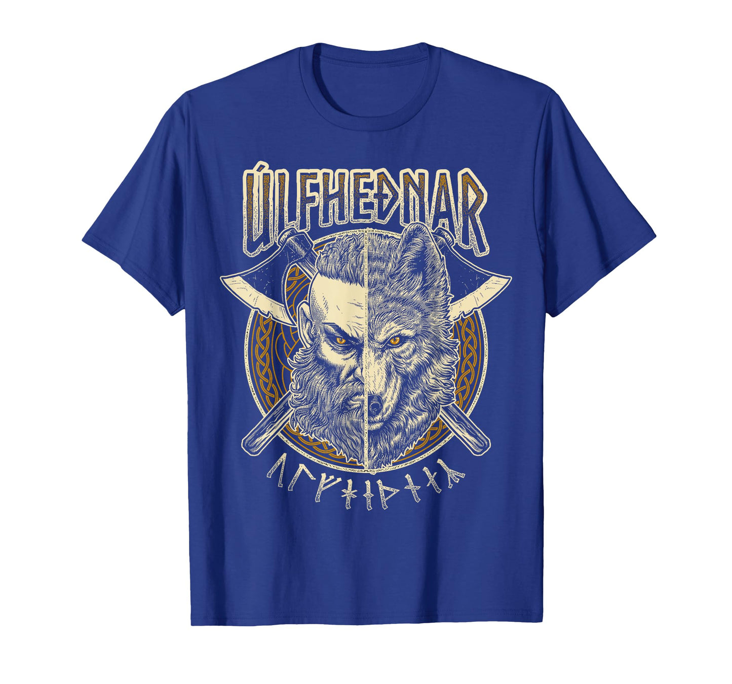 Viking Wolf Ulfhednar Pagan Nordic Valhalla Warrior T-Shirt