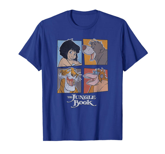 Disney The Jungle Book Character Box Up Poster T-Shirt