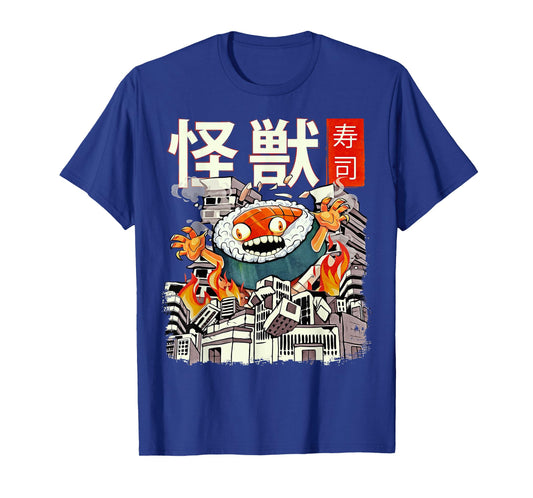 Kaiju Sushi Japanese Anime Monster T-Shirt
