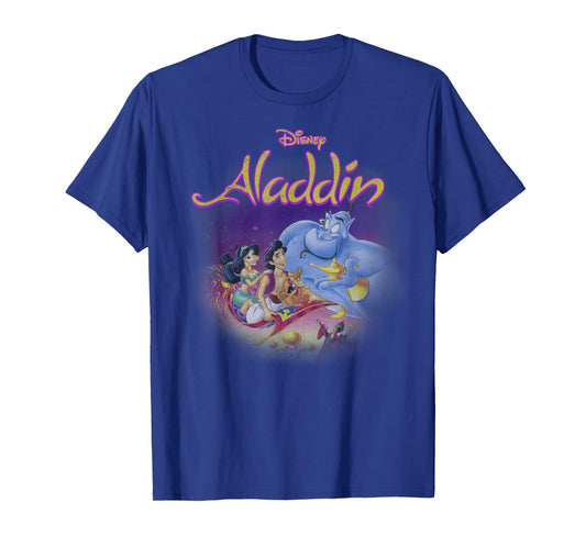 Disney Aladdin Magic Carpet Movie Cast T-Shirt Small