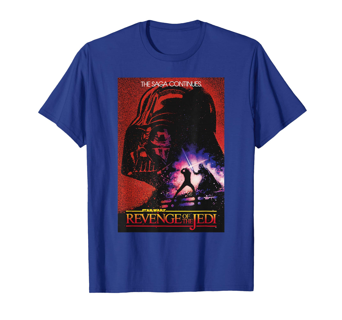 Star Wars: Return of the Jedi Darth Vader Background Poster T-Shirt