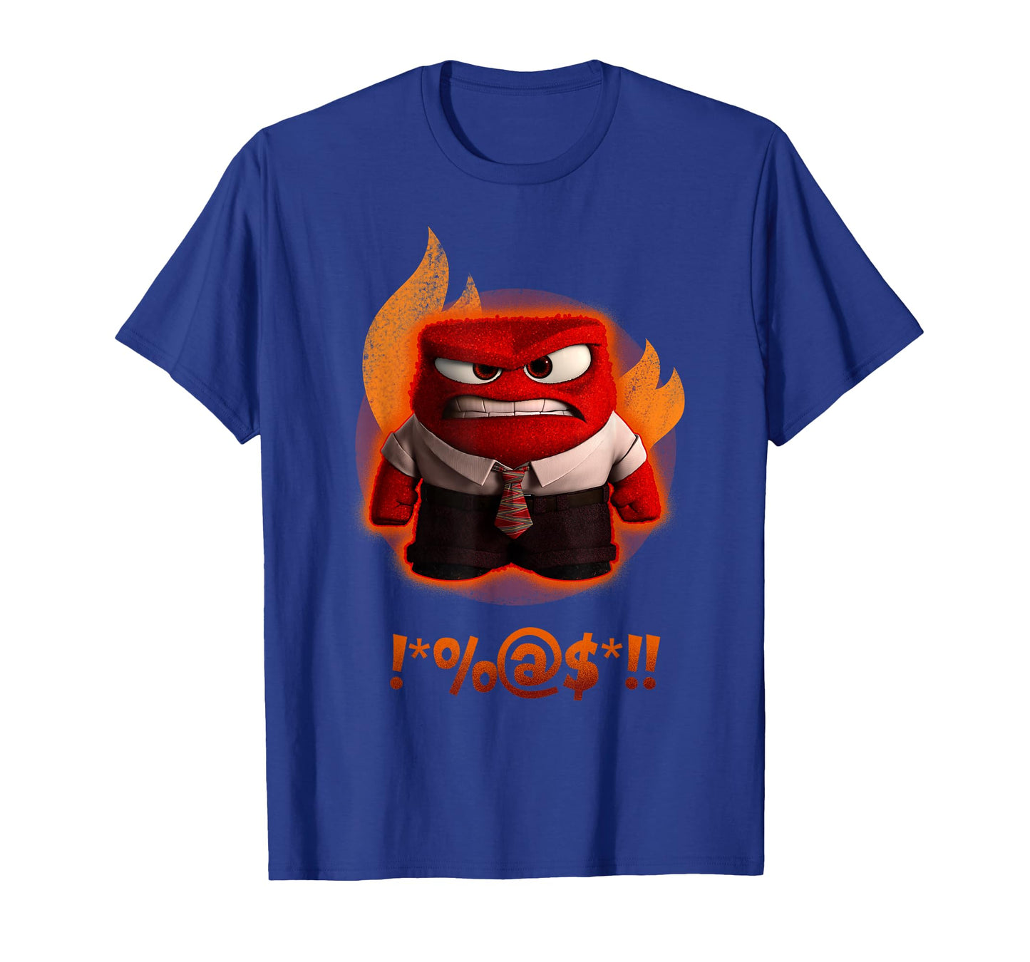 Disney Pixar Inside Out Anger Shouting Curses Fiery Shot T-Shirt