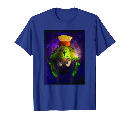 WB100 Looney Tunes Marvin The Martian Angry Space Portrait T-Shirt