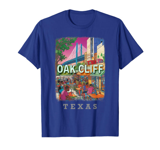 Oak Cliff Texas TX Vibrant Downtown SD539 T-Shirt