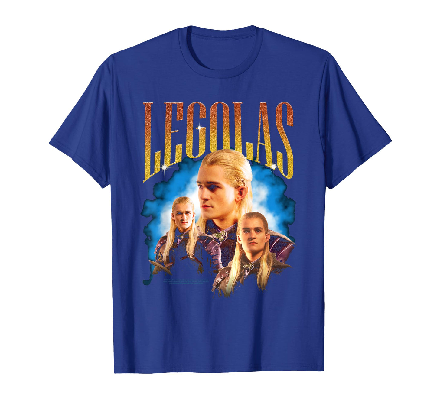 Lord of The Rings Legolas Vintage Bootleg Portrait Elf Movie T-Shirt