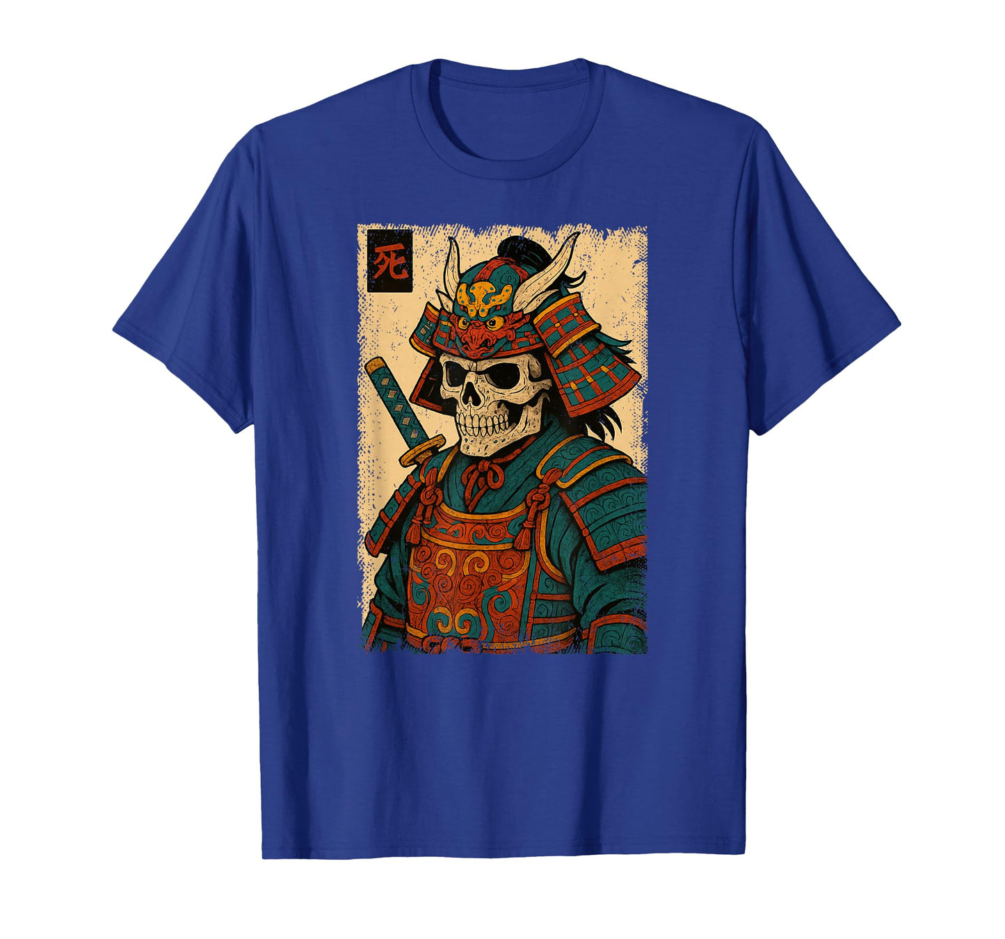 Japanese Samurai Warrior Skulls Japan Ninja Boys Girls T-Shirt