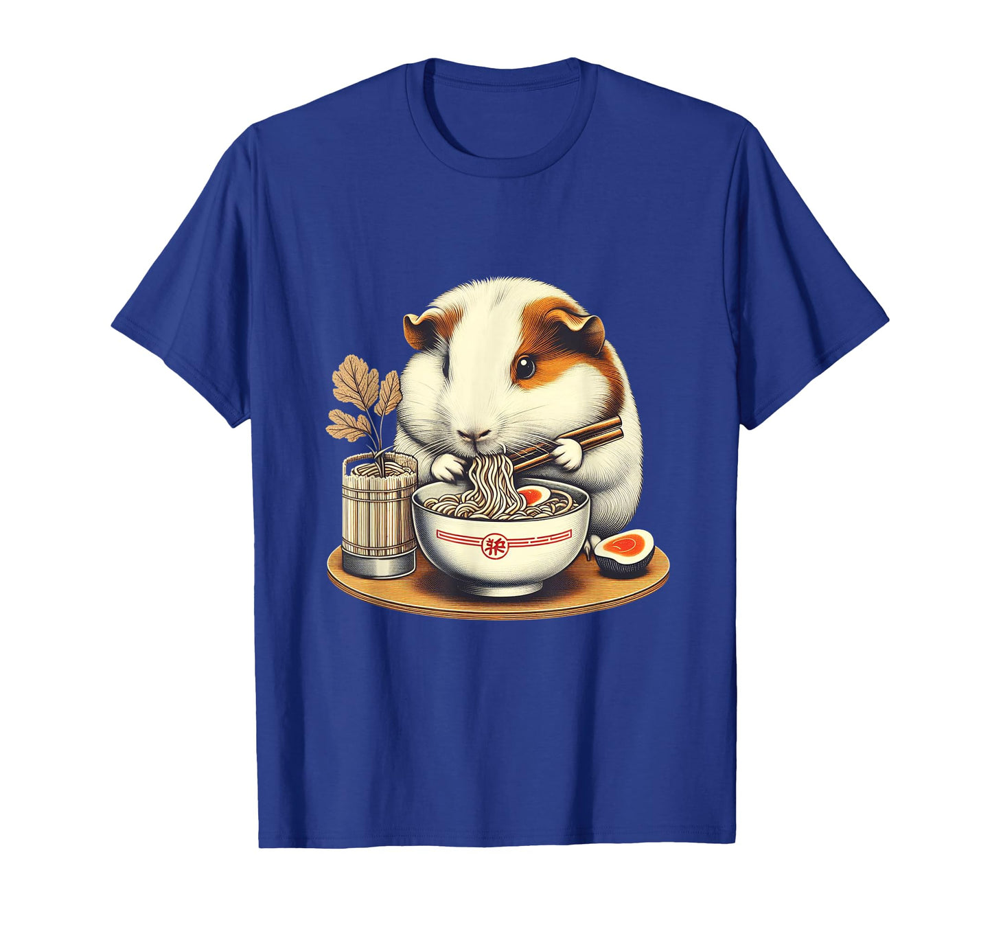 Guinea Pig Ramen Kawaii Neko Japanese Noodles Aesthetic T-Shirt, Small