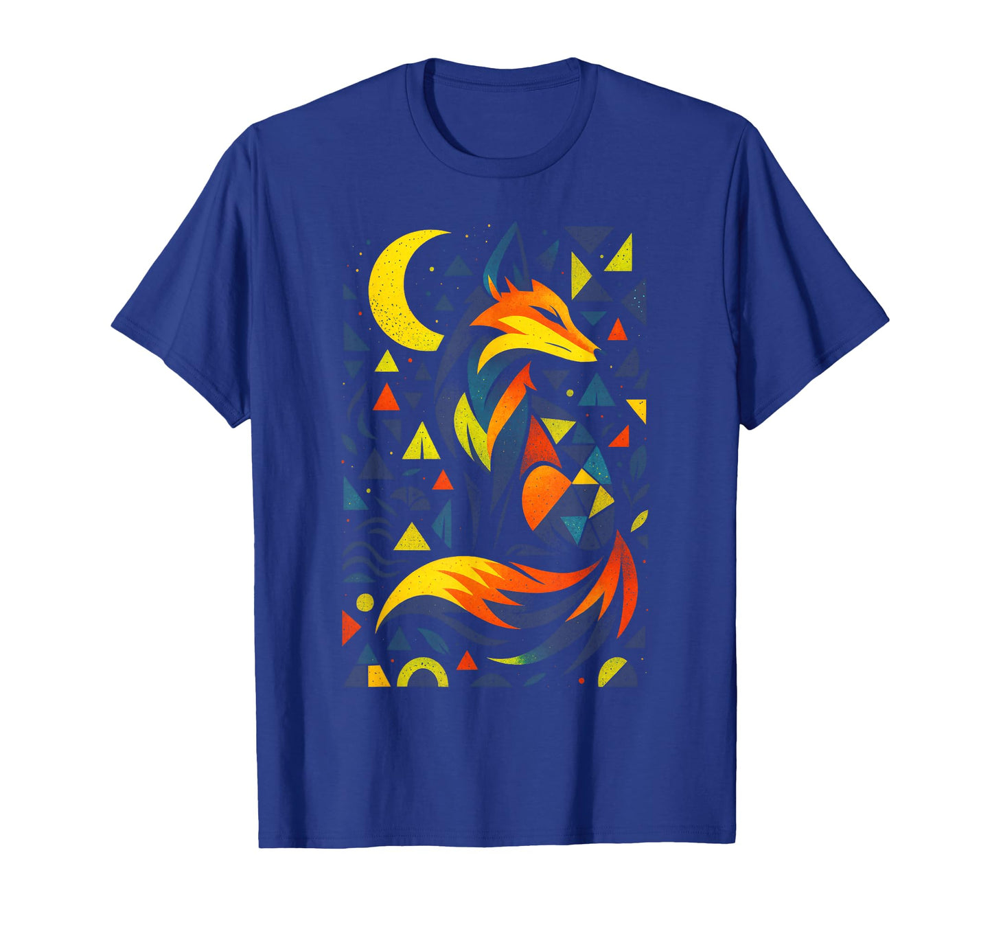 Abstract Fox - Geometric Art T-Shirt