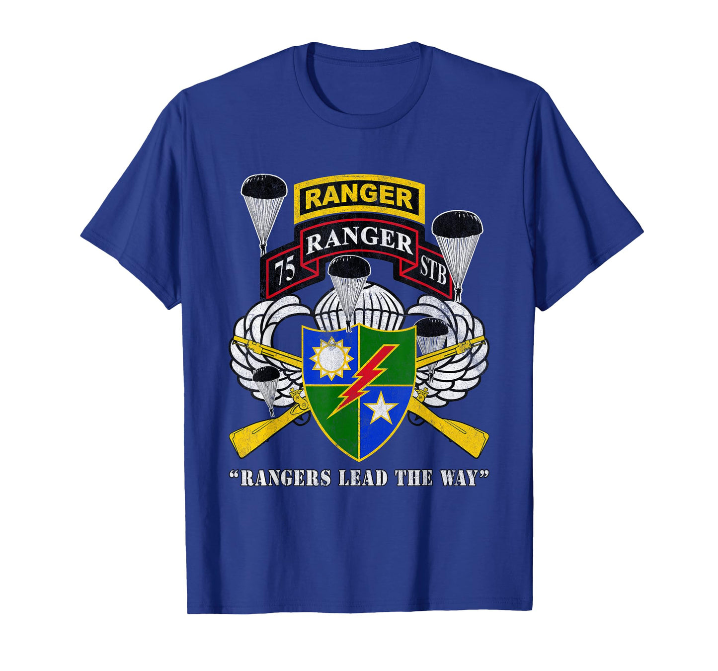 75th Ranger Regiment Parachutist Badge Rangers Lead The Way T-Shirt