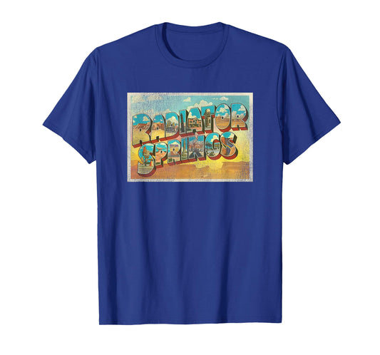 Disney Pixar Cars Radiator Springs Postcard T-Shirt