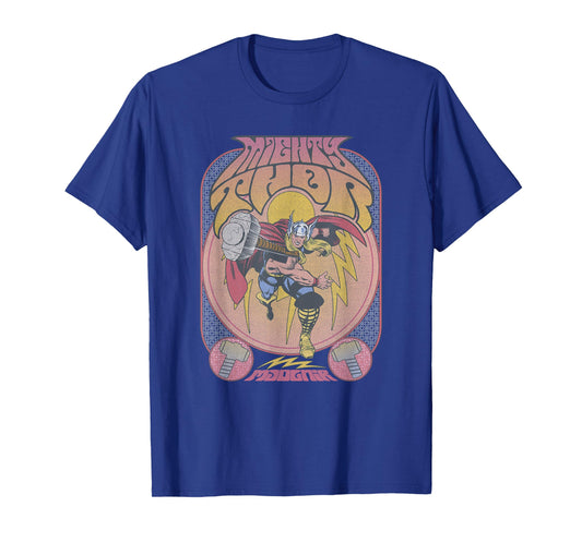 Marvel Comics Retro Classic Thor Seventies Vintage Poster T-Shirt